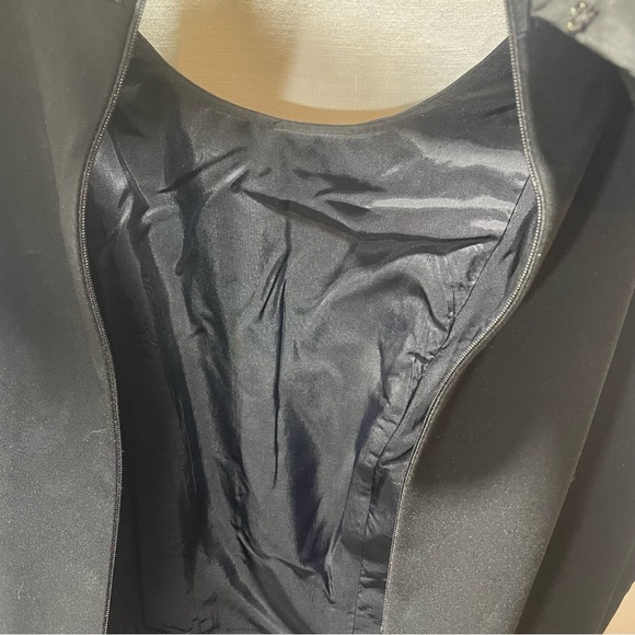 Rickie Freeman for Teri Jon Black Crepe cocktail Dress size 14. - Picture 7 of 7